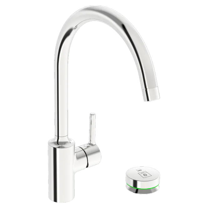 Hovedbilde Oras Optima kjøkkenbatteri med elektronisk avstengning