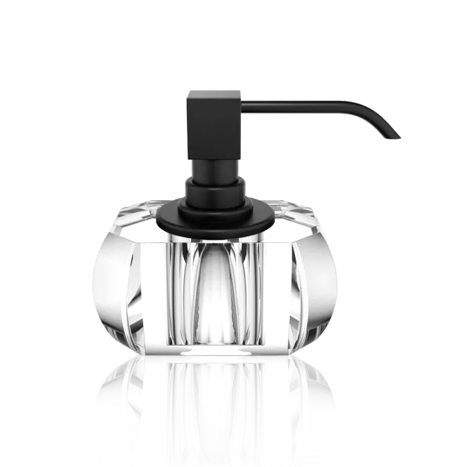 Hovedbilde Decor Walther KRISTALL KR SSP såpedispenser - matt sort pumpe