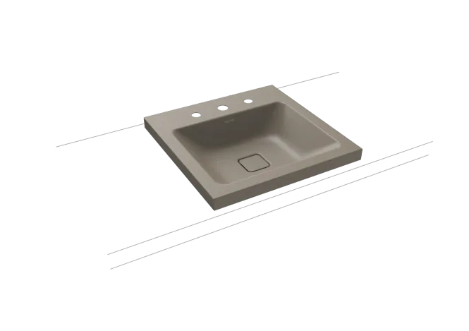 Hovedbilde Kaldewei CONO Mod 3076 Toppmontert Servant, 50x50 cm, Warm Grey 60, 3 ...