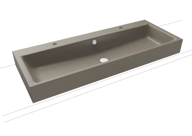 Hovedbilde Kaldewei PURO Mod 3168-D Dobbel Toppmontert Servant, 120x46 cm, Warm ...