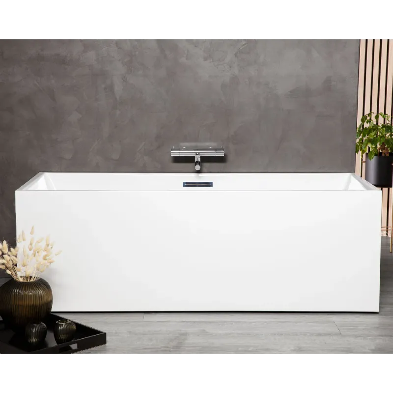 Sanipro Bali Back-To-Wall Badekar 180x73 cm
