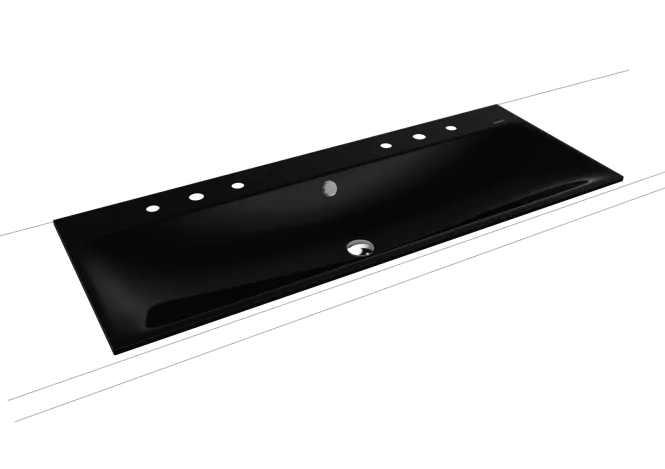 Hovedbilde Kaldewei SILENIO Nedfelt Servant Mod 3039 120x46 cm, Black, 2 x 3 ...