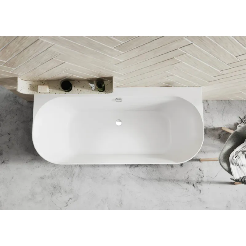 Strømberg Nino Back-To-Wall Badekar 155/165 cm