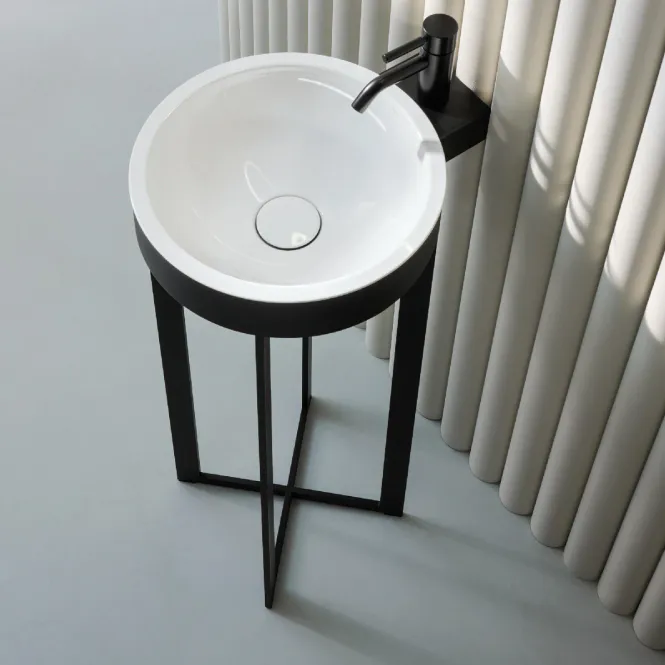 Hovedbilde Alape Bicolor WT.RX400H.CR servant 39.7x48.2 cm gulvstående