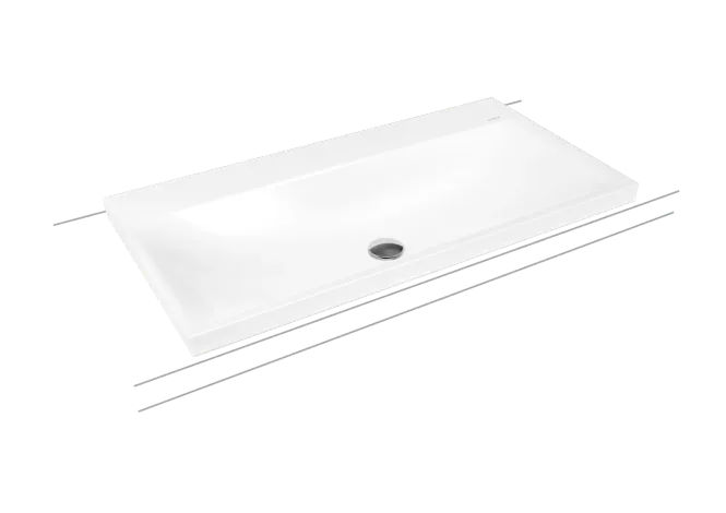 Hovedbilde Kaldewei SILENIO Toppmontert Servant Mod 3041 90x46 cm, Alpine White ...
