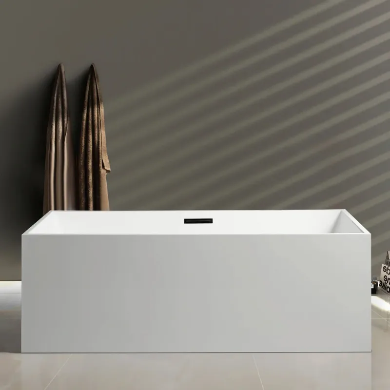 Sanipro Bali Back-To-Wall Badekar 180x73 cm