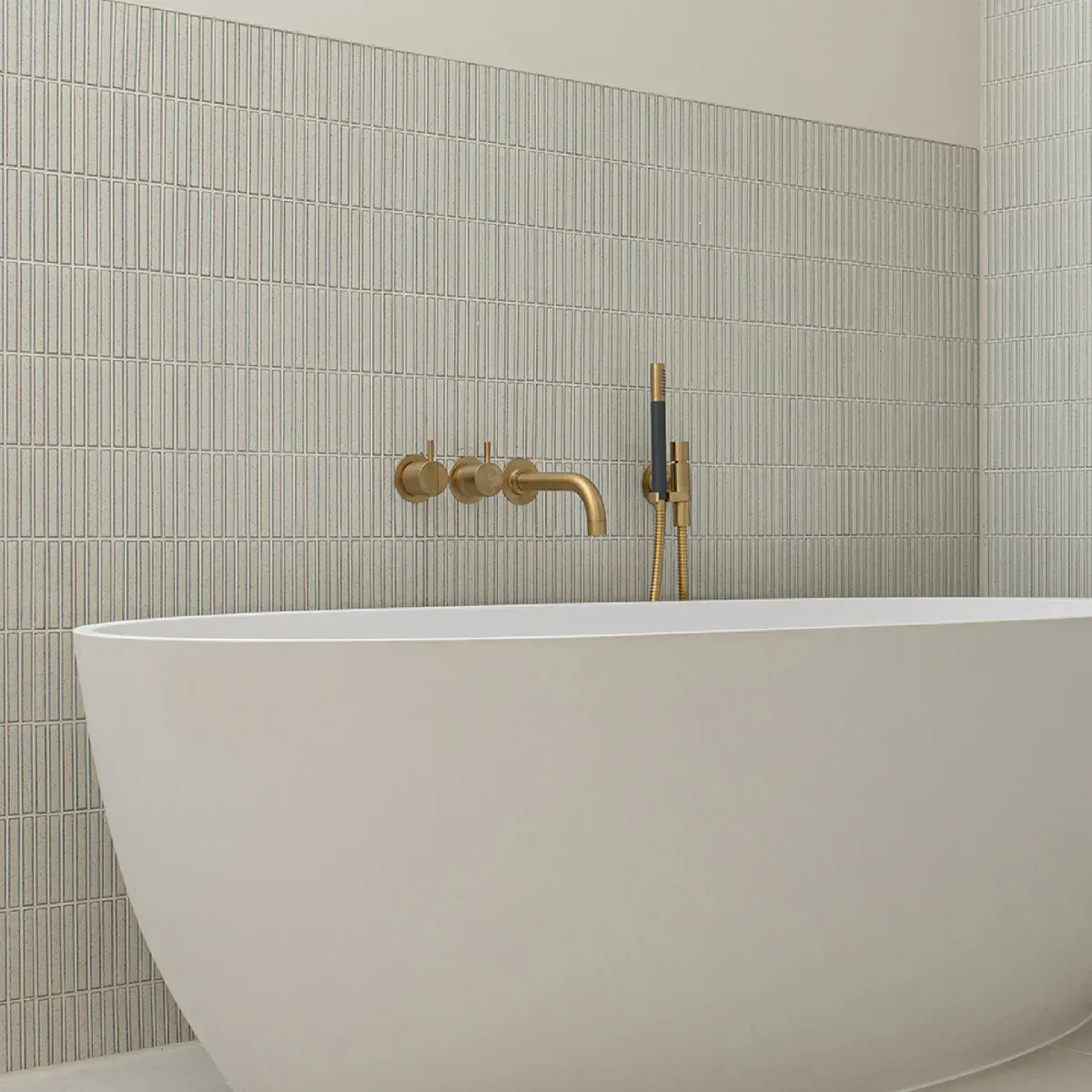 Vola 2411C-071 Innebygd Badekarbatteri