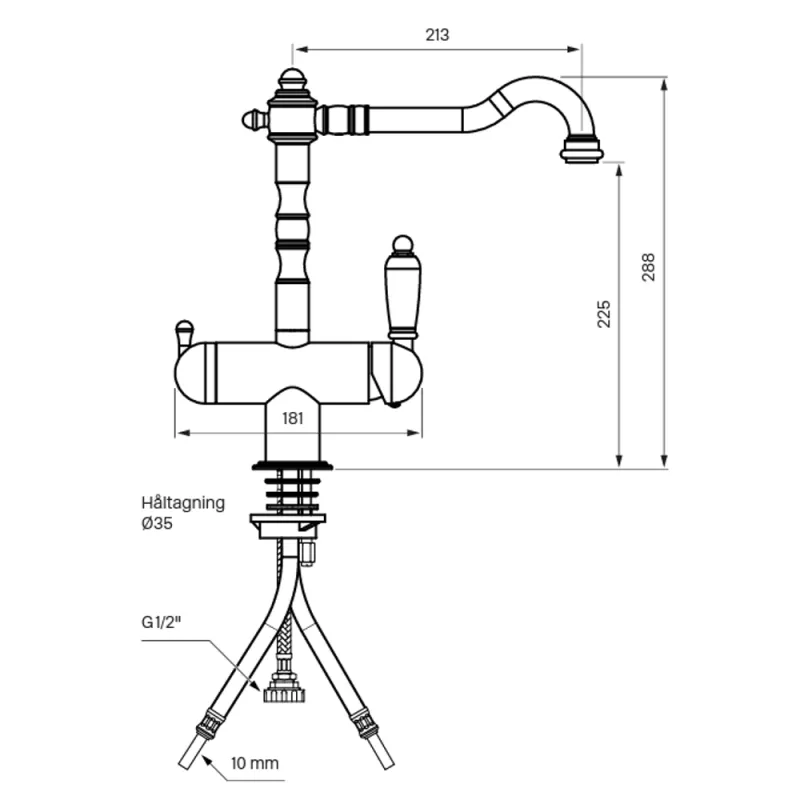 Tapwell FME184 kjøkkenbatteri