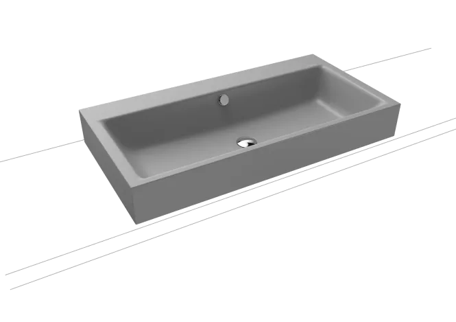 Hovedbilde Kaldewei PURO Mod 3158 Toppmontert Servant, 90x46 cm, Cool Grey 30, 0 ...
