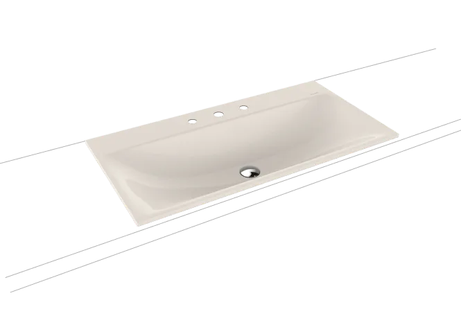 Hovedbilde Kaldewei SILENIO Nedfelt Servant Mod 3038 90x46 cm, Pergamon, 3 ...