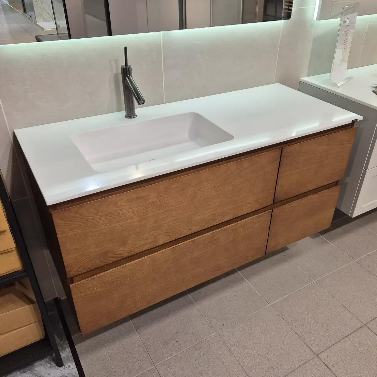 Quadro Bad Oslo 120 cm Servantskap Med Cosentino Servant