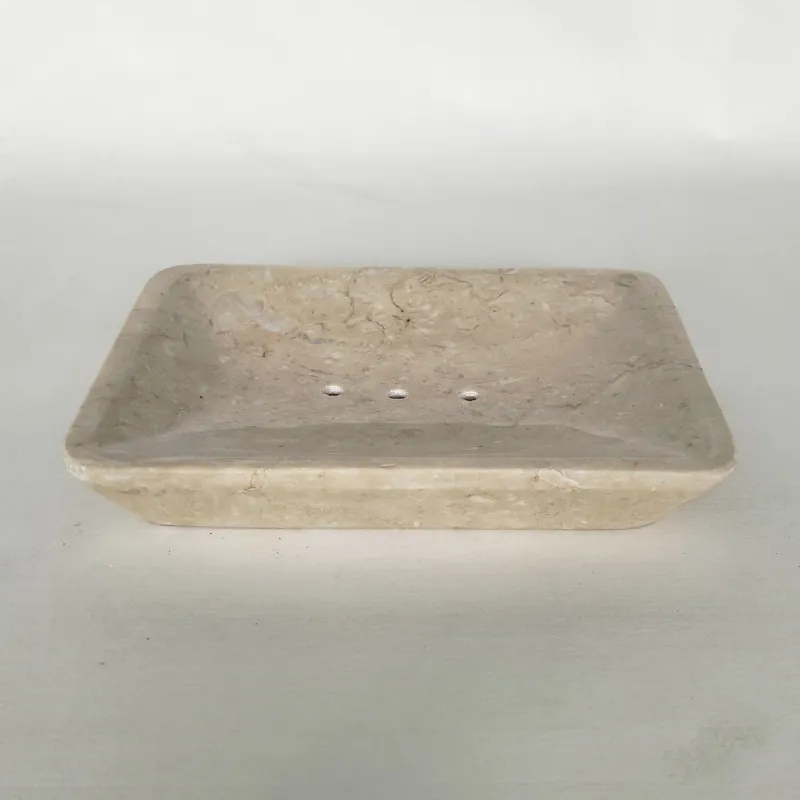 Eco Deco Design Marmor Såpeskål - Med Hull