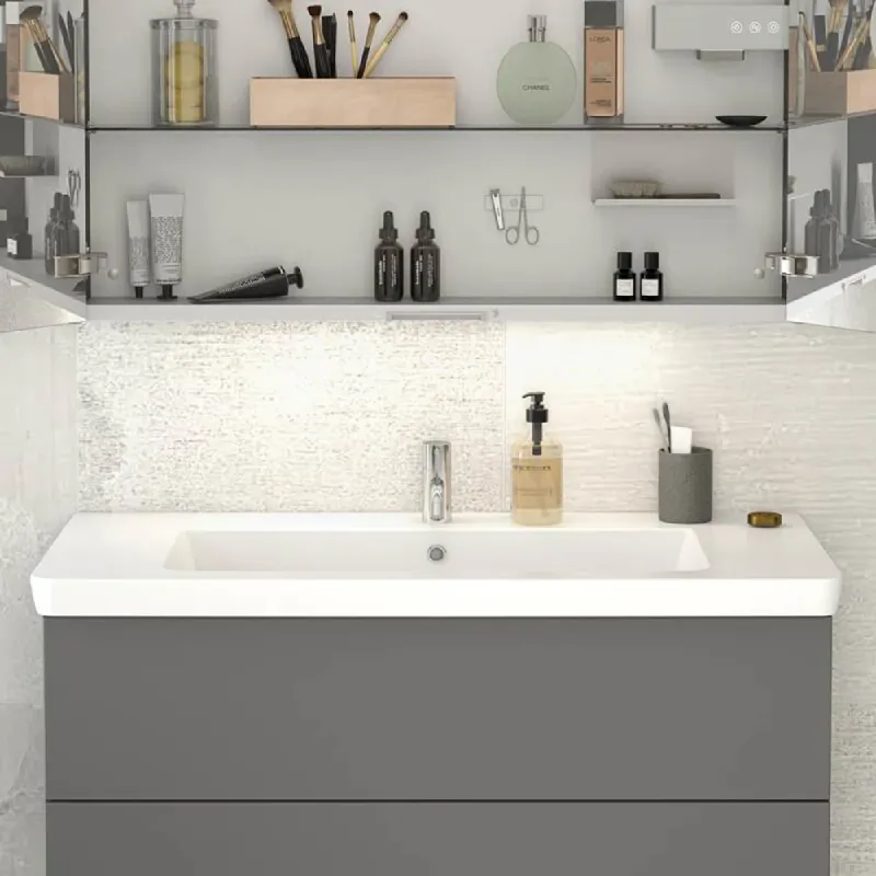 Dansani Larghetto enkel møbelservant 62.7-122.7 cm - porselen