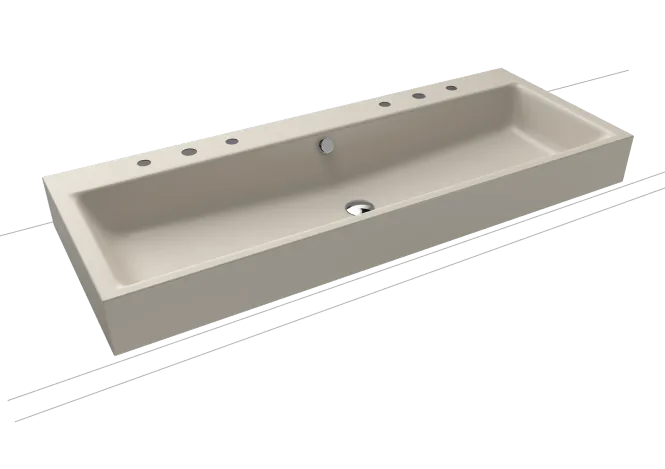 Hovedbilde Kaldewei PURO Mod 3168-D Dobbel Toppmontert Servant, 120x46 cm, Warm ...