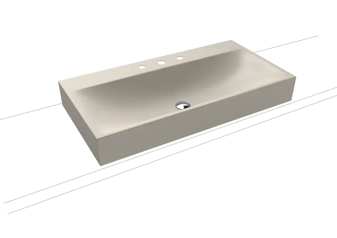 Hovedbilde Kaldewei SILENIO Toppmontert Servant Mod 3043 90x46 cm, Warm Grey 10, ...