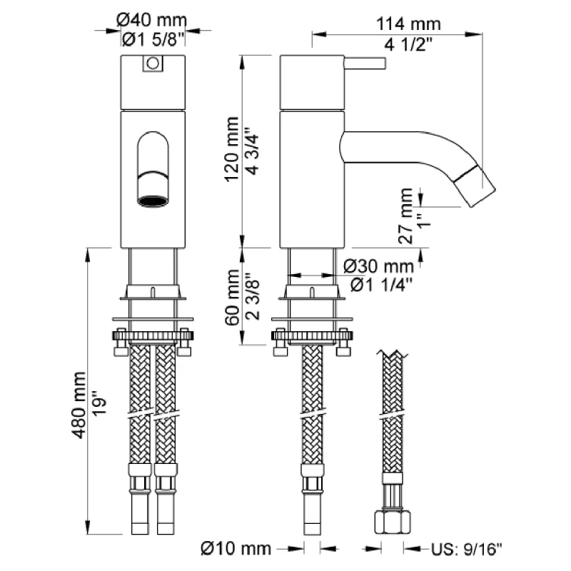 Vola HV1 Servantbatteri