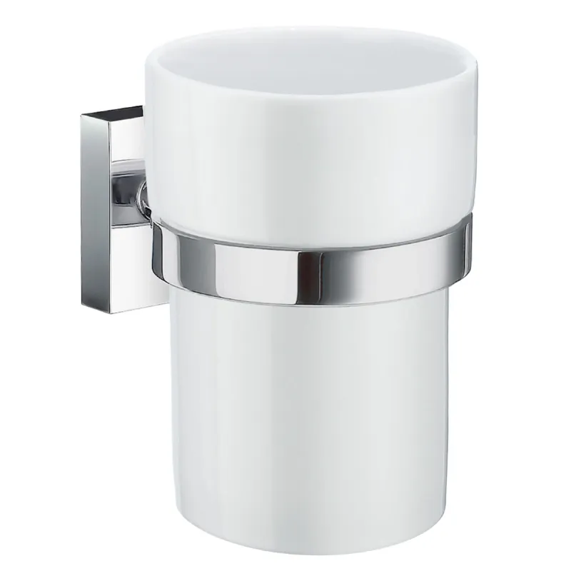 Smedbo House tannglass med holder - porselen