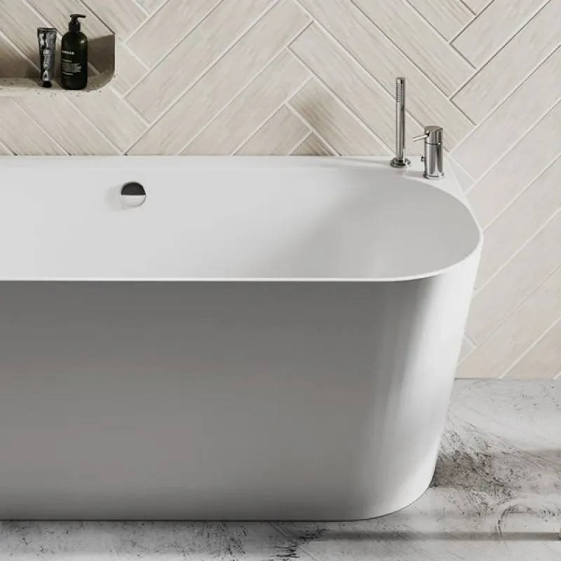 Strømberg Nino Back-To-Wall Badekar 155/165 cm