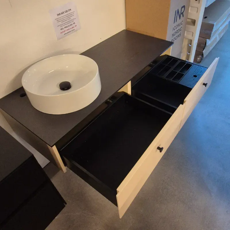 OUTLET: INR AIR Baderomsinnredning 120 cm White Ash - Utstilling