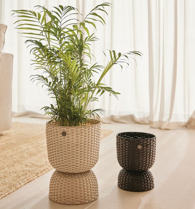 Hovedbilde Handed By Planter diabolo kurv Sort liten