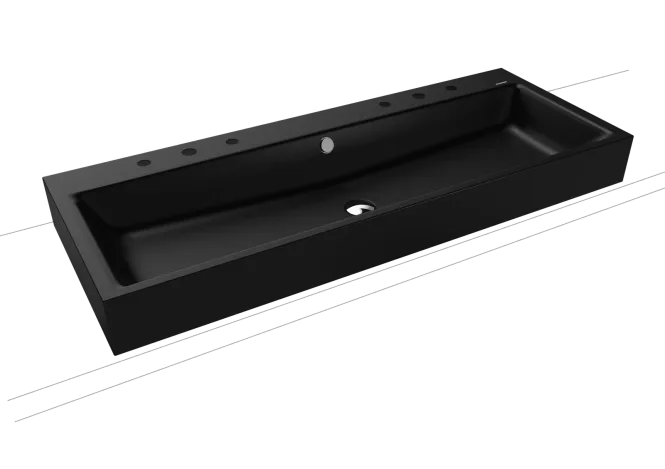 Hovedbilde Kaldewei PURO Mod 3168-D Dobbel Toppmontert Servant, 120x46 cm, Black ...