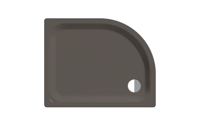 Hovedbilde Kaldewei ZIRKON Mod 501-2 Dusjkar 90x75 cm, Warm Grey 80, Easy-Clean ...