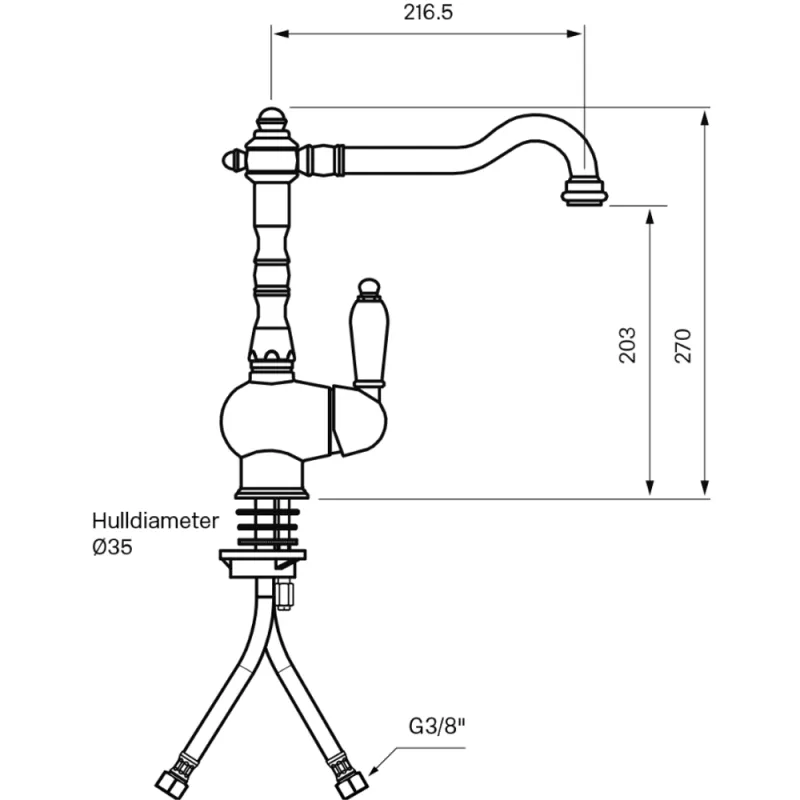 Tapwell FME181 kjøkkenbatteri