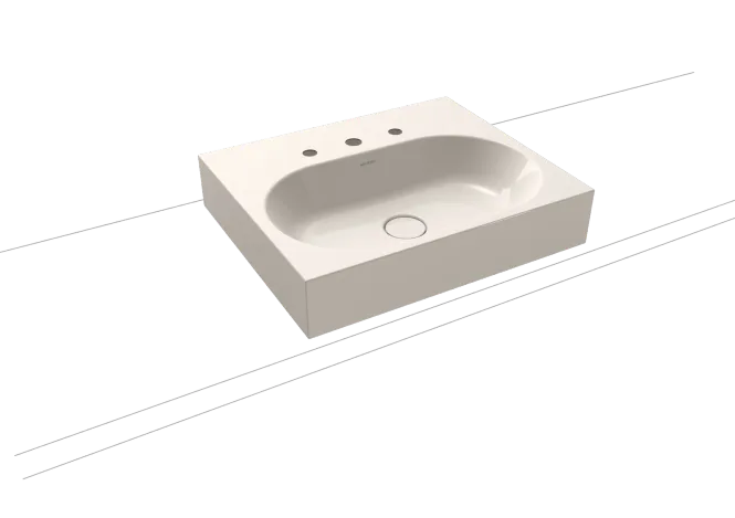 Hovedbilde Kaldewei CENTRO Mod 3057 Toppmontert Servant, 60x50 cm, Pergamon, 3 ...