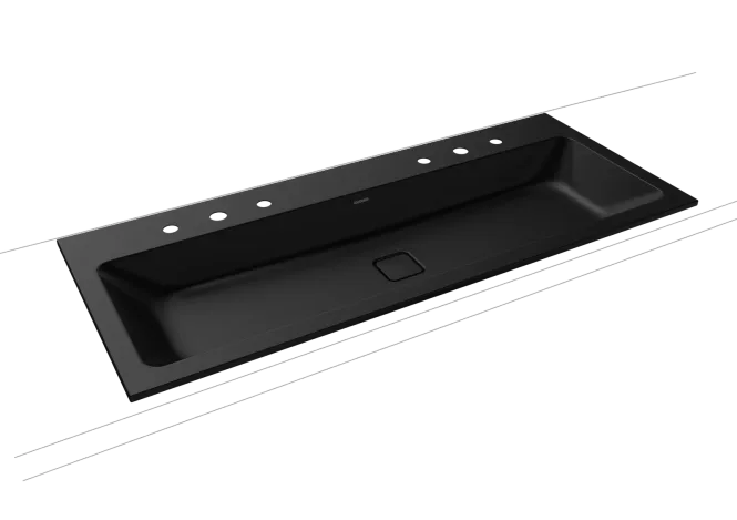 Hovedbilde Kaldewei CONO Mod 3082 Dobbel Nedfelt Servant, 120x50 cm, Black Matt ...