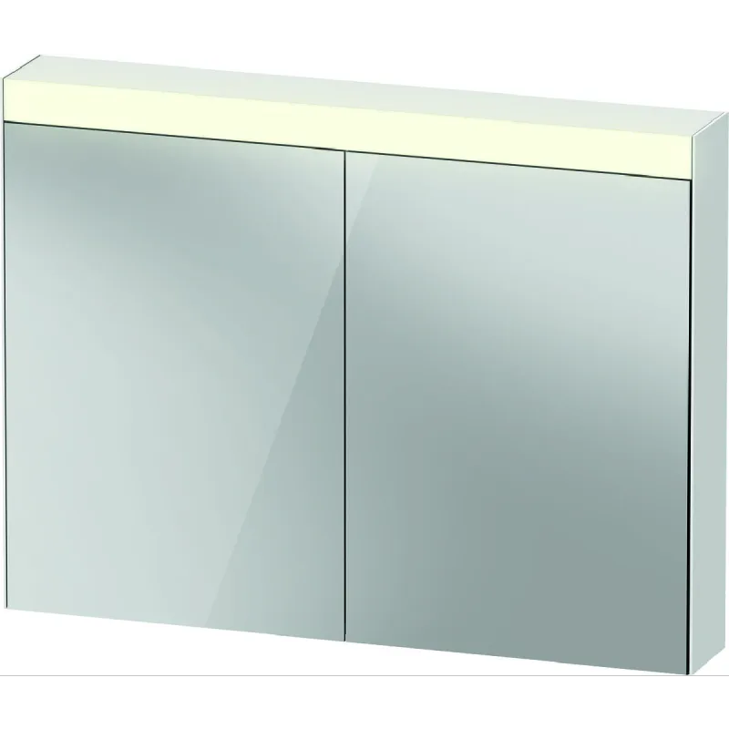Duravit LM speilskap 61-131 cm med LED lysfelt øverst - 