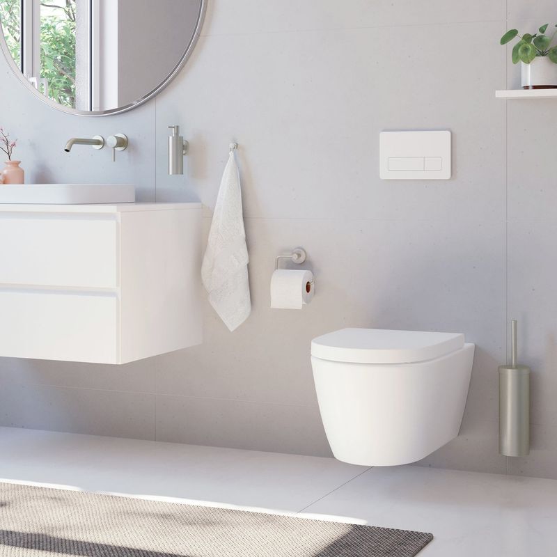 Smedbo HOME Wc-børste, Nikkel