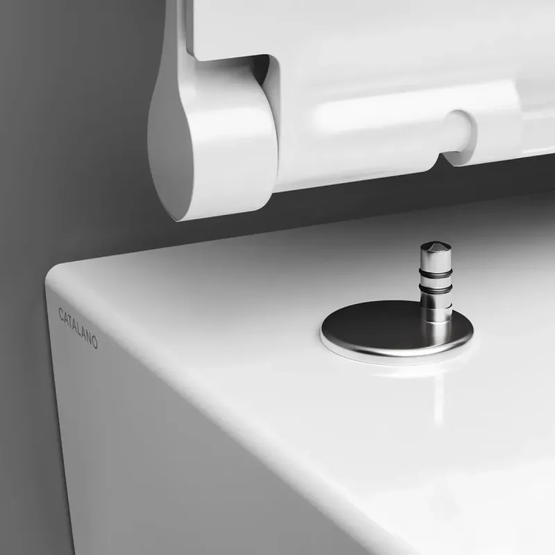 Catalano Zero 46 Toalettsete med Soft-Close og Quick-Release - Hvit