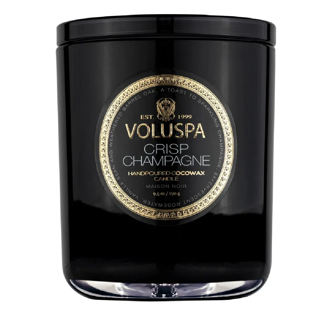 Voluspa Maison Noir Classic Duftlys - Crisp Champagne