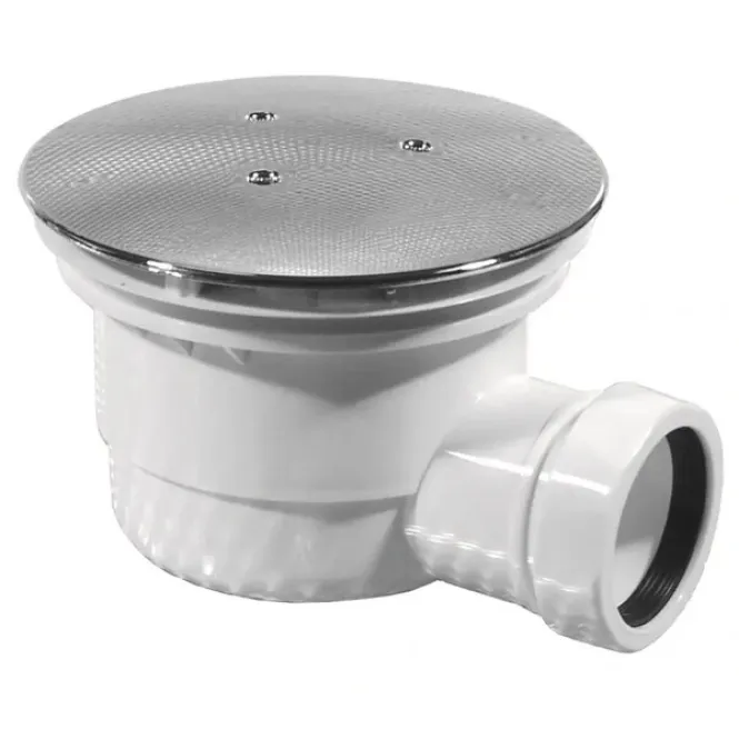 Hovedbilde Heidenreich Dusjkaravløp ø40x90 mm - Hvit/Krom