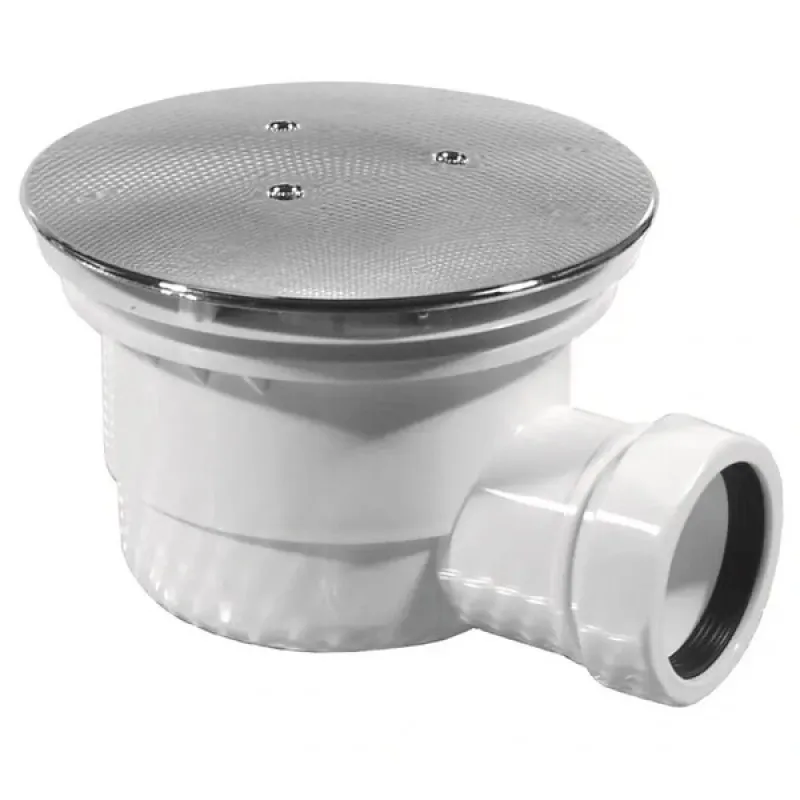 Heidenreich Dusjkaravløp ø40x90 mm - Hvit/Krom