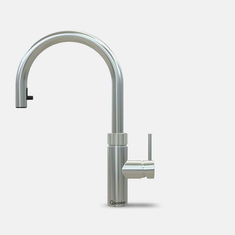 Quooker Flex sett m. 3 l. rustfritt stål