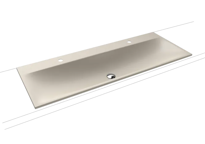 Hovedbilde Kaldewei SILENIO Nedfelt Servant Mod 3039 120x46 cm, Warm Grey 10, 2 ...