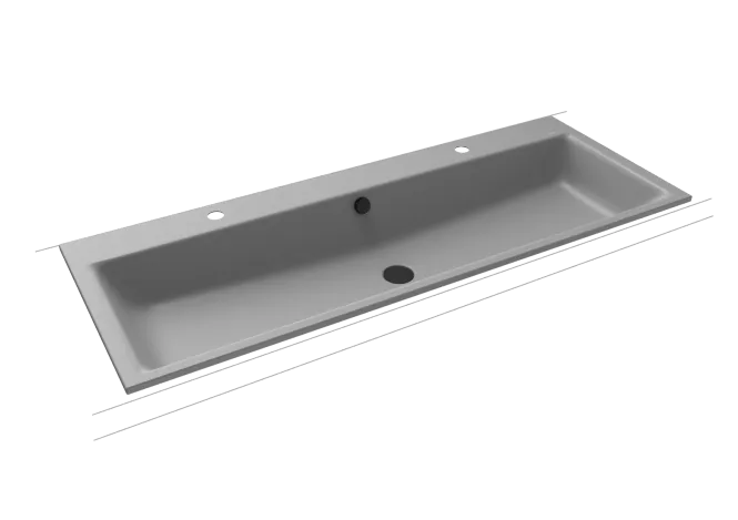 Hovedbilde Kaldewei PURO Mod 3169-D Dobbel Nedfelt Servant, 120x46 cm, Cool Grey ...