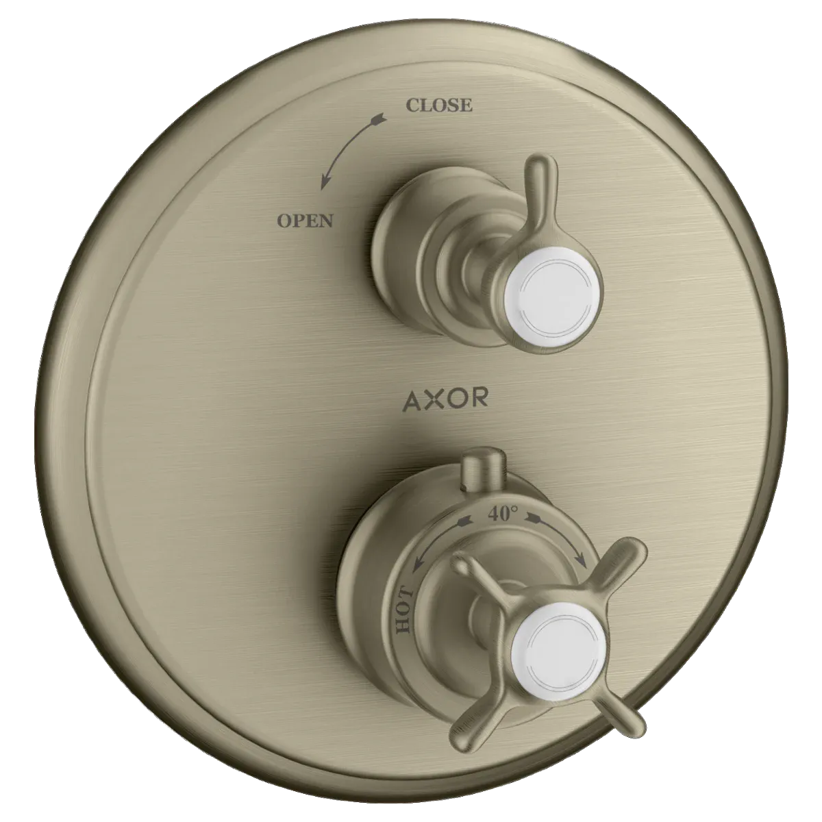 Axor Montreux Innebygd Termostatmodul med kryssgrep og avsperring - 1 uttak