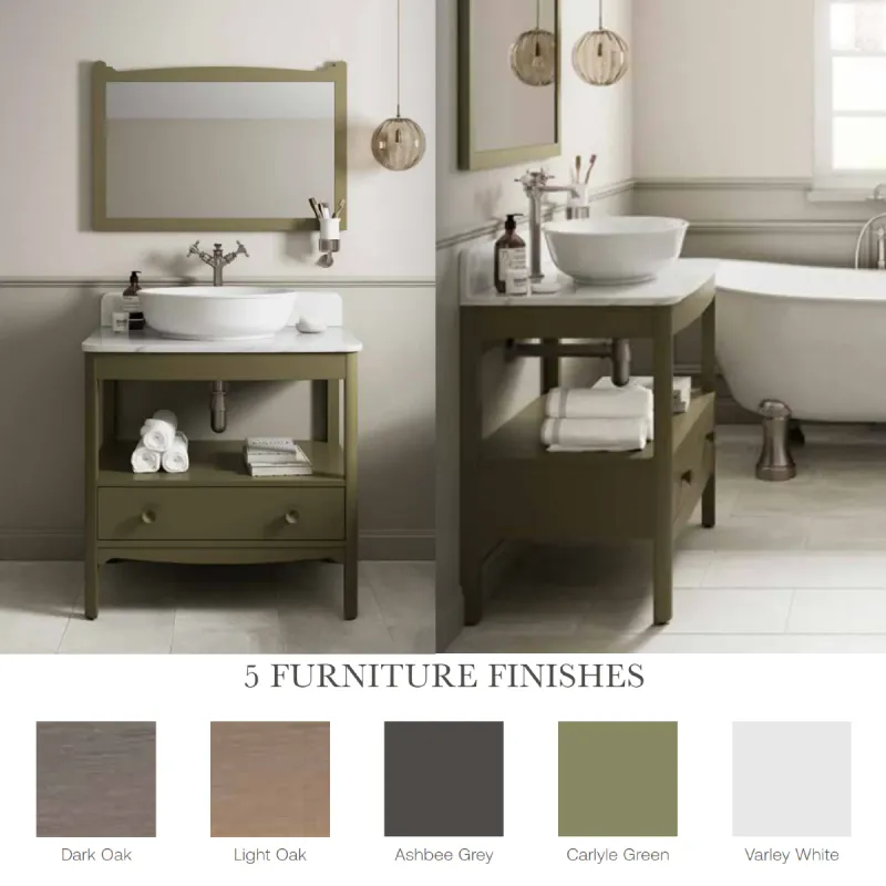 Burlington Guild Servantskap 81 cm med Carrara Benkeplate