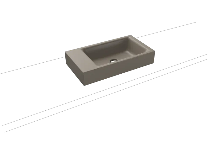 Hovedbilde Kaldewei PURO Mod 3166 Toppmontert Servant, 55x30 cm, Warm Grey 60, 0 ...