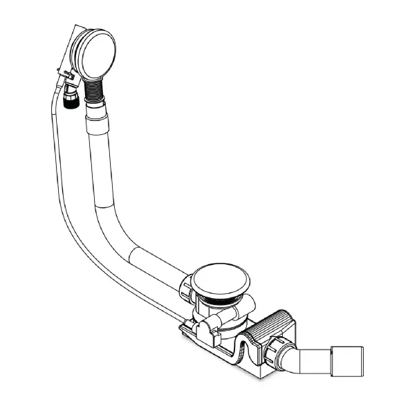 Hovedbilde Kaldewei KA 4041 Av- og overløpssett med vannpåfylling via overløp ...