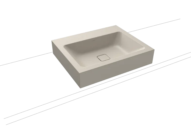 Hovedbilde Kaldewei CONO Mod 3085 Toppmontert Servant, 60x50 cm, Warm Grey 10, 0 ...