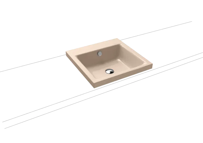 Hovedbilde Kaldewei PURO Mod 3153 Toppmontert Servant, 46x46 cm, Bahama Beige, 0 ...