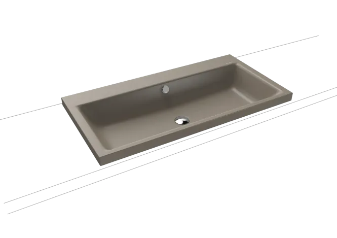 Hovedbilde Kaldewei PURO Mod 3155 Toppmontert Servant, 90x46 cm, Warm Grey 60, 0 ...