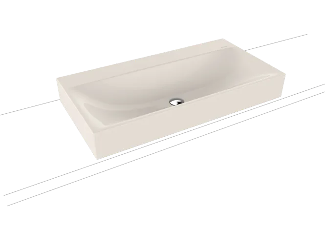 Hovedbilde Kaldewei SILENIO Toppmontert Servant Mod 3043 90x46 cm, Pergamon, 0 ...