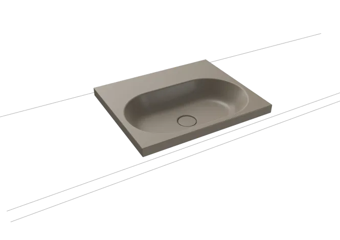 Hovedbilde Kaldewei CENTRO Mod 3055 Toppmontert Servant, 60x50 cm, Warm Grey 60, ...