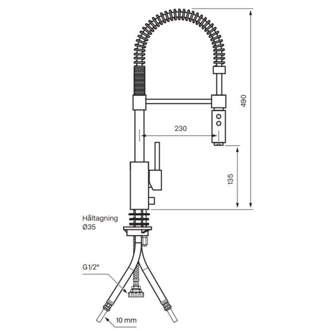 Hovedbilde Tapwell EVO186 kjøkkenbatteri