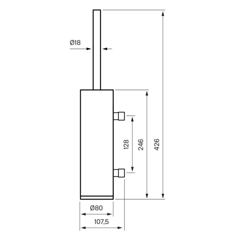 Tapwell TA220 toalettbørste