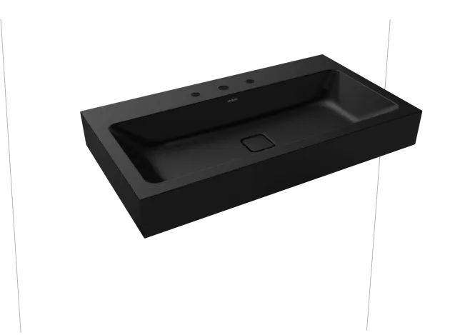 Hovedbilde Kaldewei CONO Mod 3090 Vegghengt Servant, 90x50 cm, Black Matt 100, 3 ...